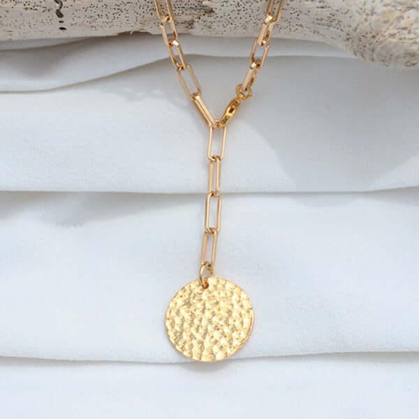 Colgante de corazón personalizado en oro GrabadoFoto en cadena de eslabones, joyería moderna