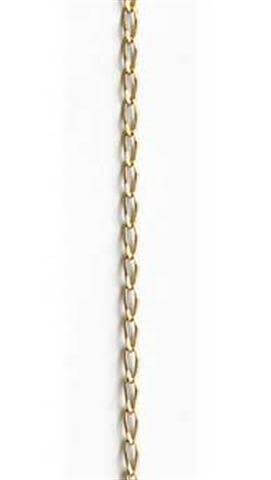 Chaine maille cheval plaqué or est un bijou à petit prix, 50 cm, maillons 3 mm sans nickel pour médaillon gravé