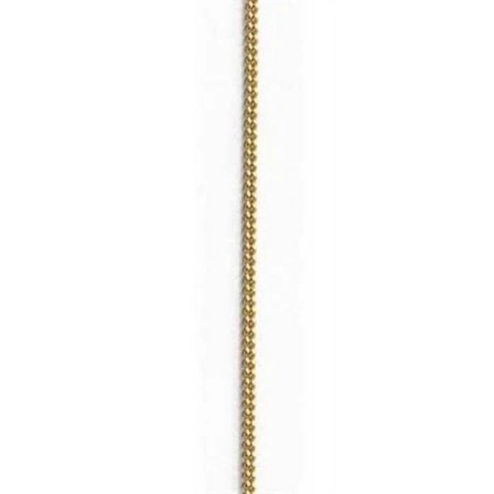 Chaîne maille gourmette plaqué or 45 cm pour pendentif cœur personnalisé GravurePhoto