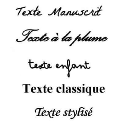 Texte pour gravure d'un bijou