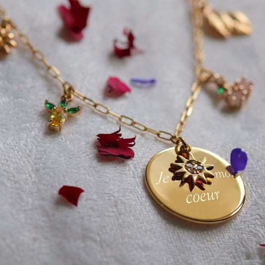 L'aube - Plaqué Or personnalisable grâce à une gravure