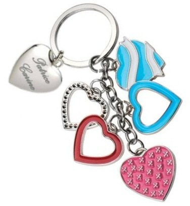 Multi heart key ring